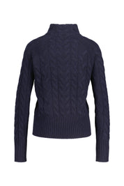 Strickpullover aus Kaschmir - 112 Navy - Blau