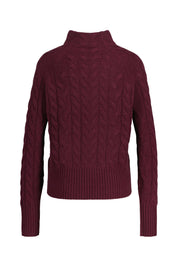 Strickpullover aus Kaschmir - 111 Berry - Rot