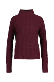 Strickpullover aus Kaschmir - 111 Berry - Rot