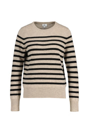 Strickpullover aus Kaschmir - 184 Taupe Black - Grau