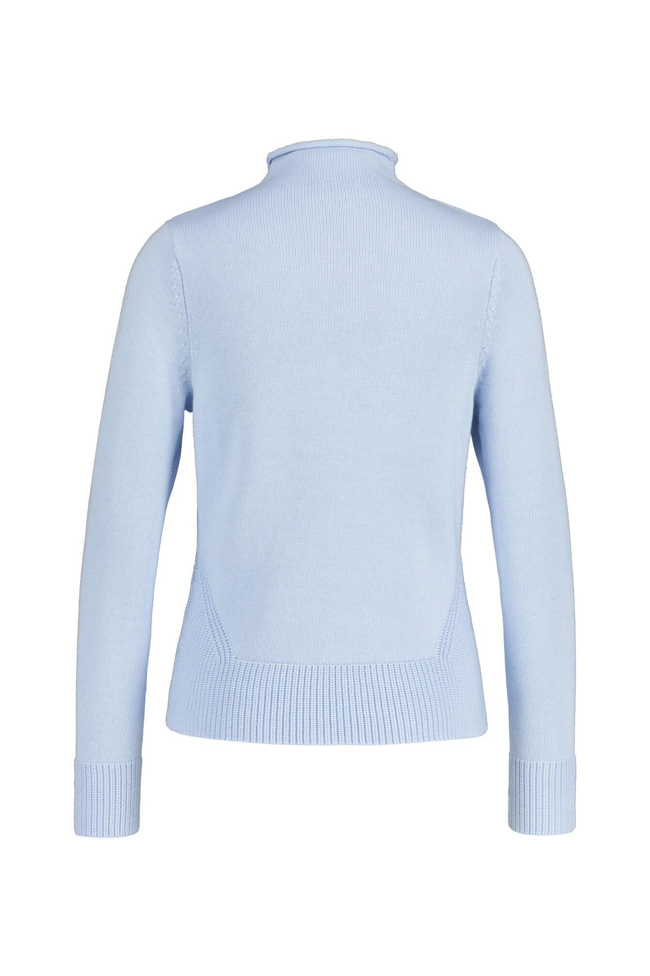 Strickpullover mit Stehkragen - 123 Bleu - Blau