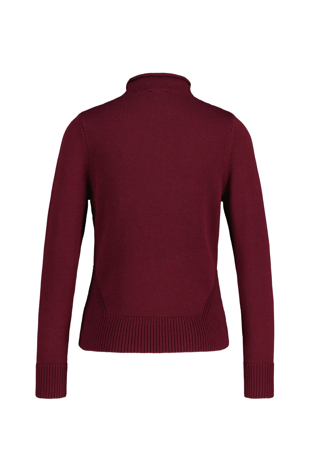 Strickpullover mit Stehkragen - 111 Berry - Rot