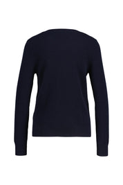 Strickpullover aus Kaschmir - 112 Navy - Blau