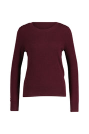 Strickpullover aus Kaschmir - 111 Berry - Rot