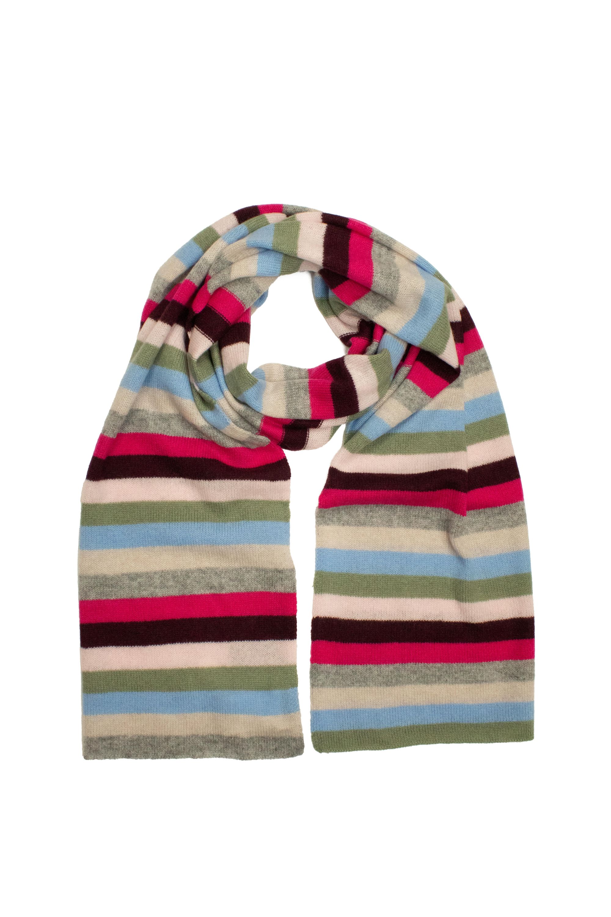 Strickschal aus Kaschmir - 162 Multi - Mehrfarbig