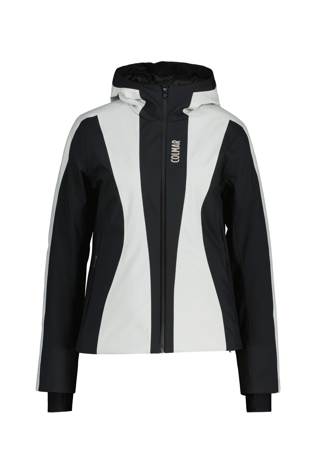 Skijacke mit Kapuze - 230 - Grau