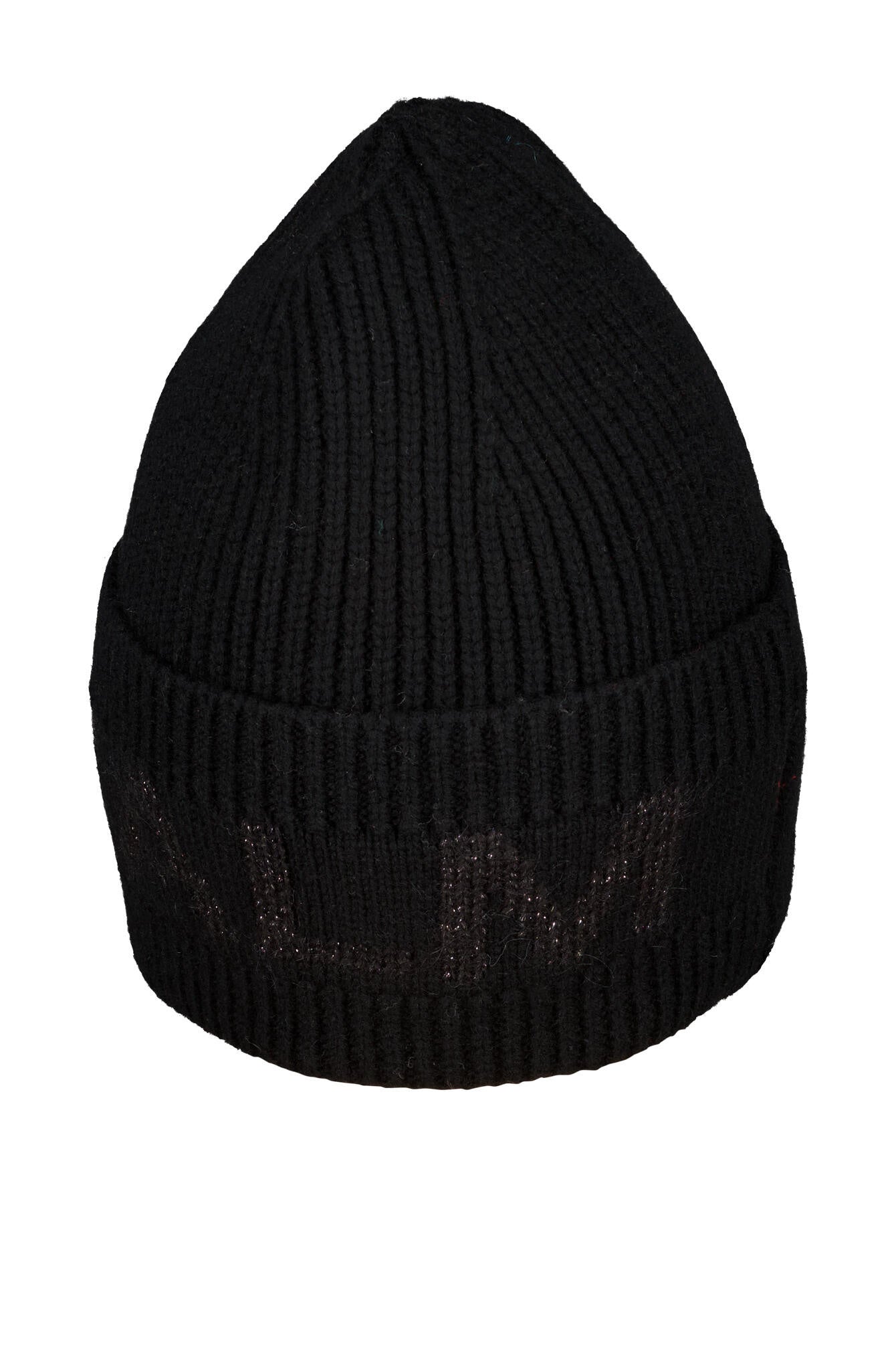 Strickmütze aus Wolle - 5900 Black - Schwarz