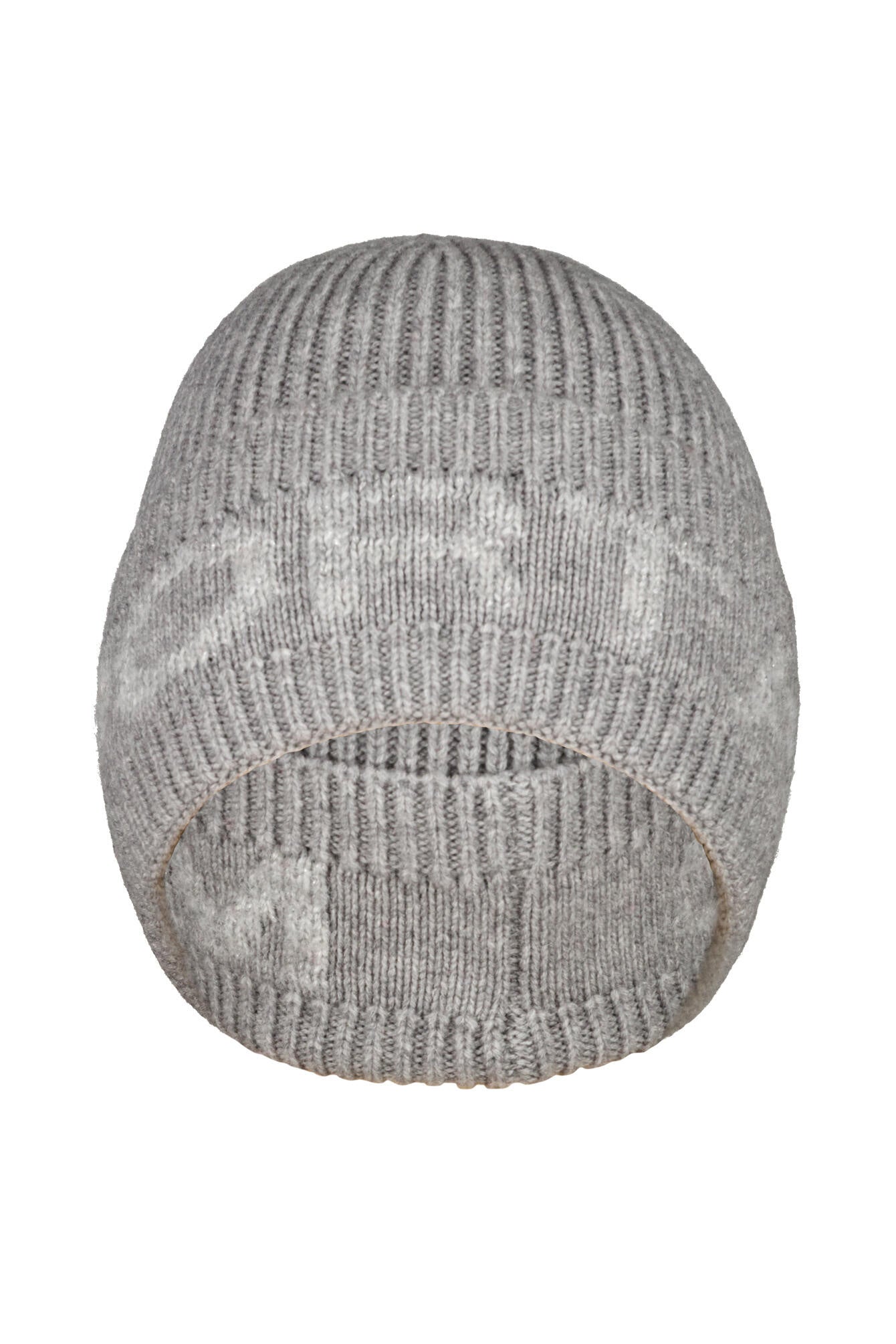 Strickmütze aus Wolle - 5800 Grey Melange - Grau