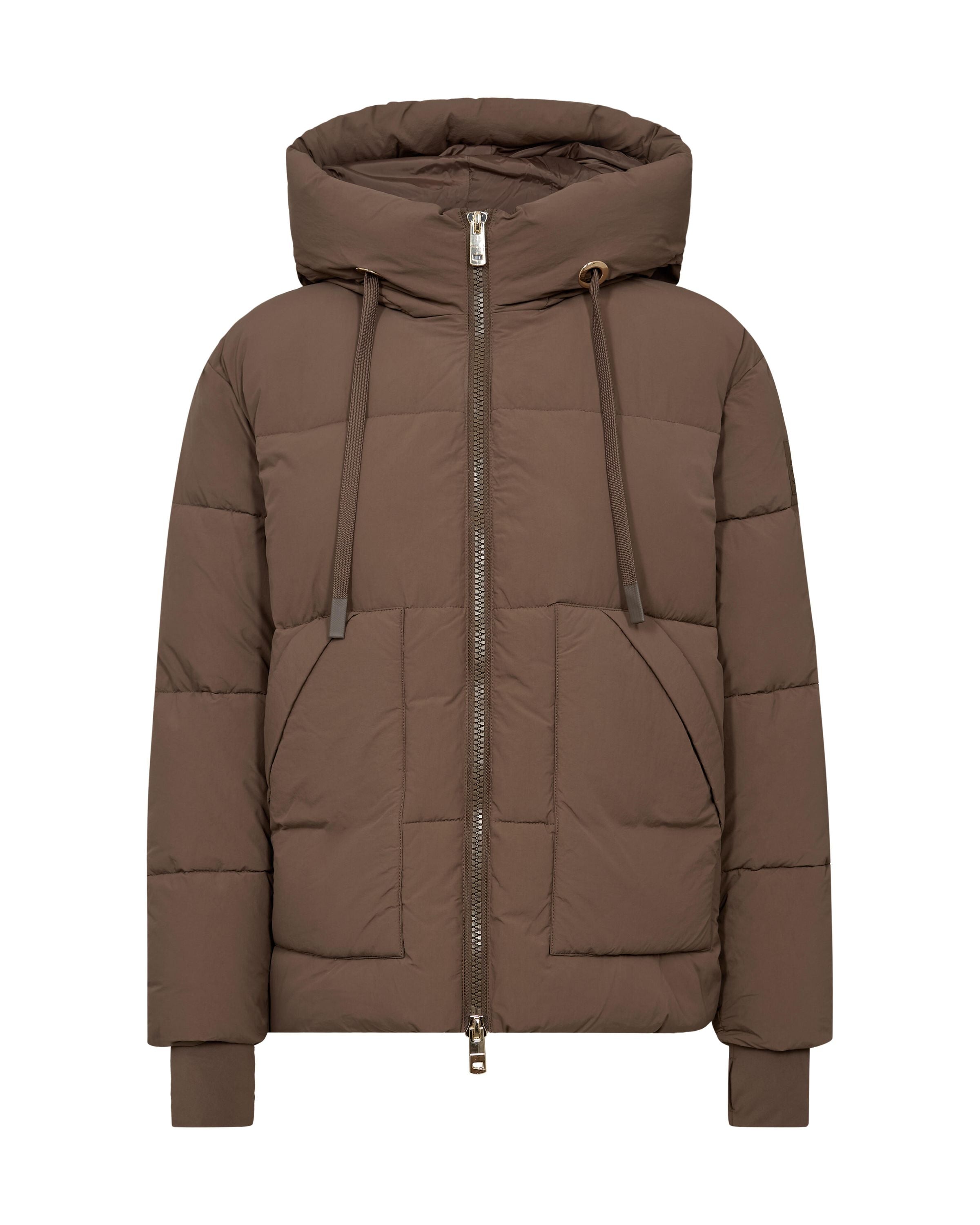 Steppjacke OLLIE mit Kapuze - 662 Chocolate Chips - Braun