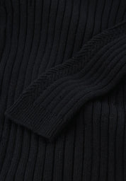 Strickjacke VESTA aus Viskosemix - 9001 Black - Schwarz