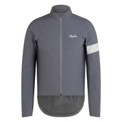Fahrrad-Regenjacke PERTEX SHIELD - Grey/White - Grau
