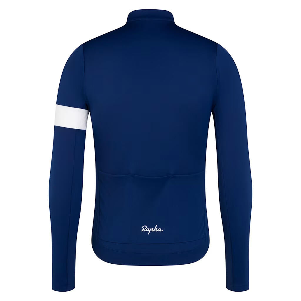 Thermo-Funktionslongsleeve - Navy/White - Blau