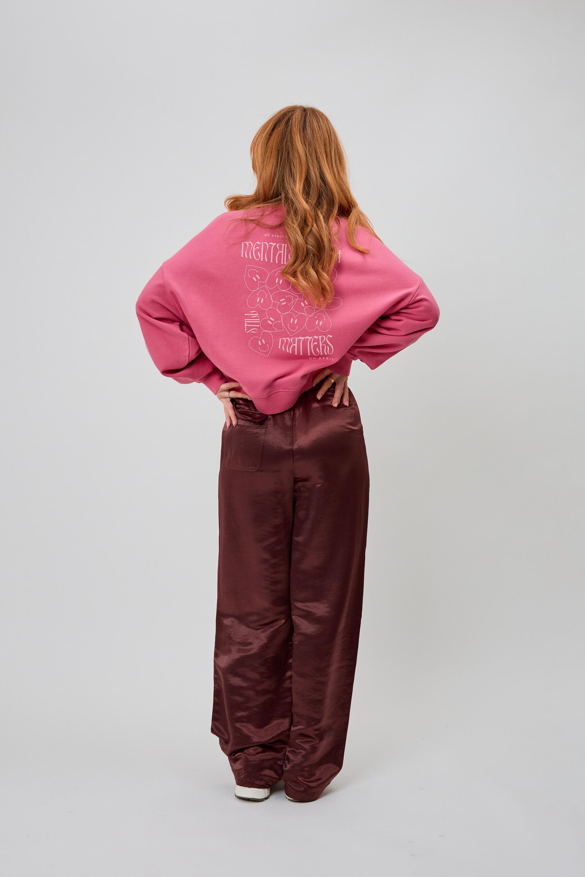 Regular Sweater MENTAL HEALTH - Pink - Pink