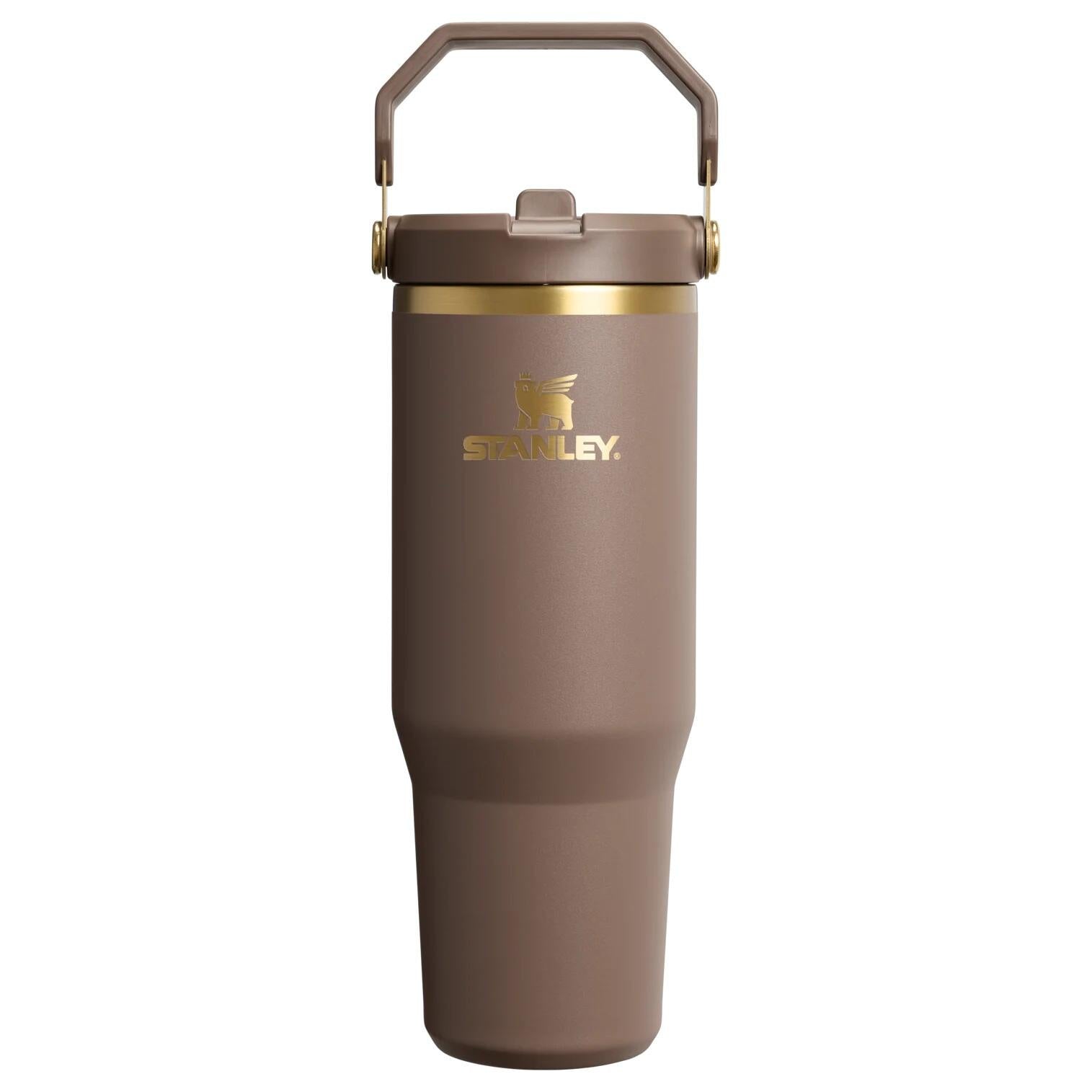 Thermosflasche ICEFLOW FLIP STRAW 2.0 TUMBLER 0.89 L - Espresso Gold - Braun