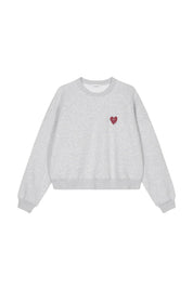 Sweatshirt NINA aus Baumwollmix - Grey - Grau