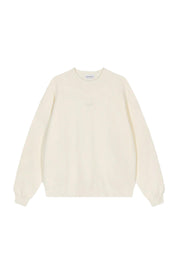 Sweatshirt GOOD KARMA aus Baumwollmix - Offwhite - Creme