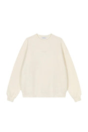 Sweatshirt NOSTALGIA aus Baumwollmix - Offwhite - Creme