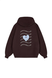 Sweathoodie GOOD KARMA aus Baumwollmix - Truffle - Braun