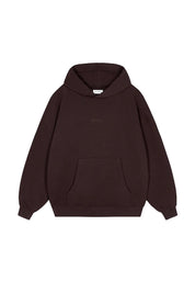 Sweathoodie GOOD KARMA aus Baumwollmix - Truffle - Braun