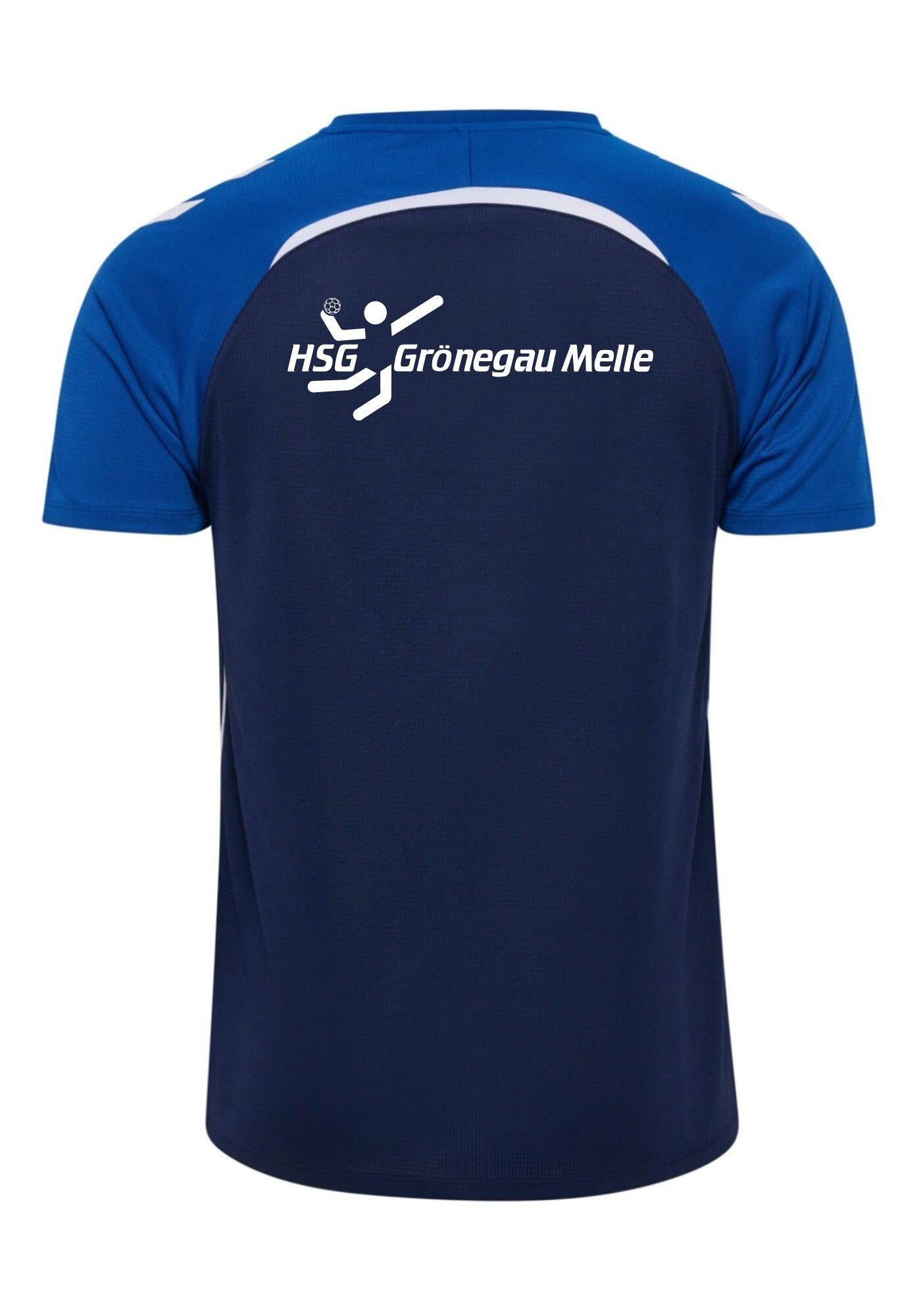 Herren HSG Grönegau Melle Trainingsshirt - 7317 MARINE/TRUE BLUE - Blau