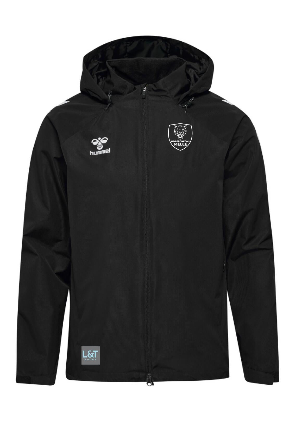 Unisex HSG Grönegau Melle Allwetterjacke - 2001 BLACK - Schwarz