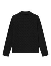 Strickhemd ELIO - 100 Black - Schwarz