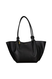 Schultertasche aus Leder - 001 Noir - Schwarz