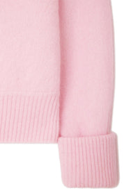 Strickpullover aus Alpakamix - Dragee Chine - Rosa