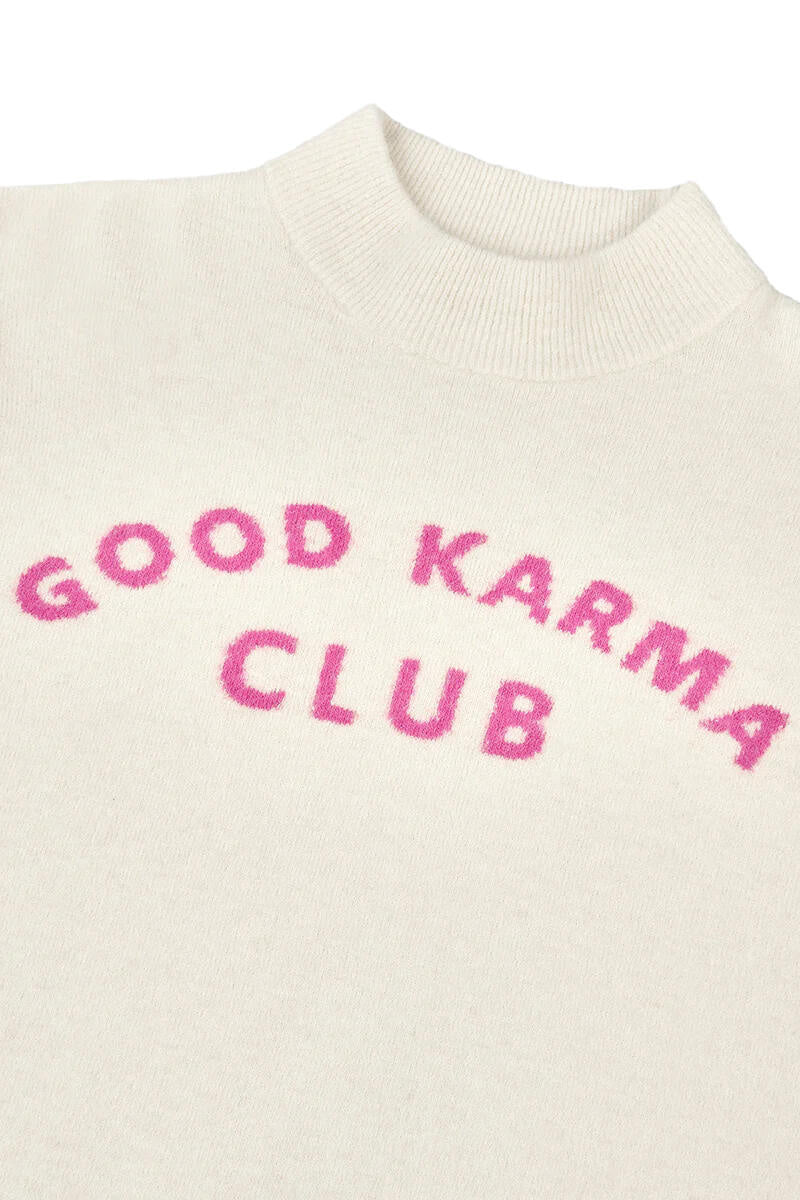 Strickpullover COCO aus Wollmix - Offwhite - Weiß