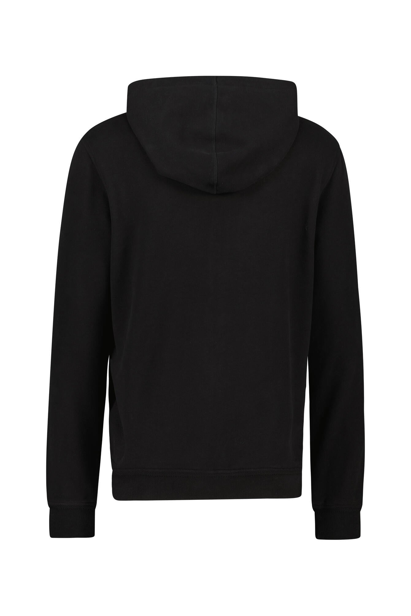 Sweatshirtjacke aus Baumwolle - Black - Schwarz