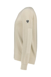 Strickpullover COMMANDER aus Baumwolle - Silver Birch - Beige