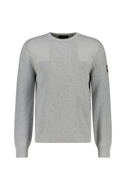 Strickpullover COMMANDER aus Baumwolle - Old Silver Heather - Grau