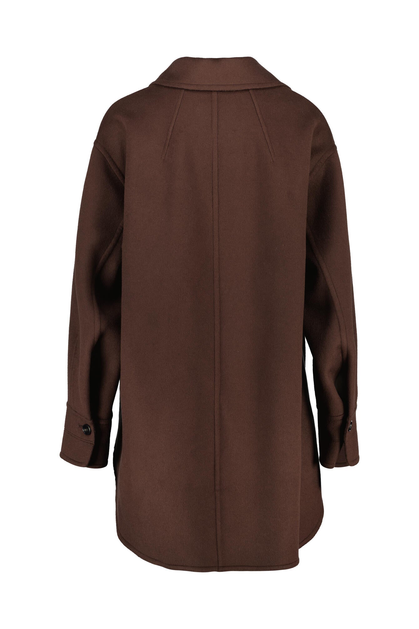 Übergangsjacke aus Wolle - Marrone - Braun