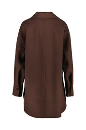 Übergangsjacke aus Wolle - Marrone - Braun