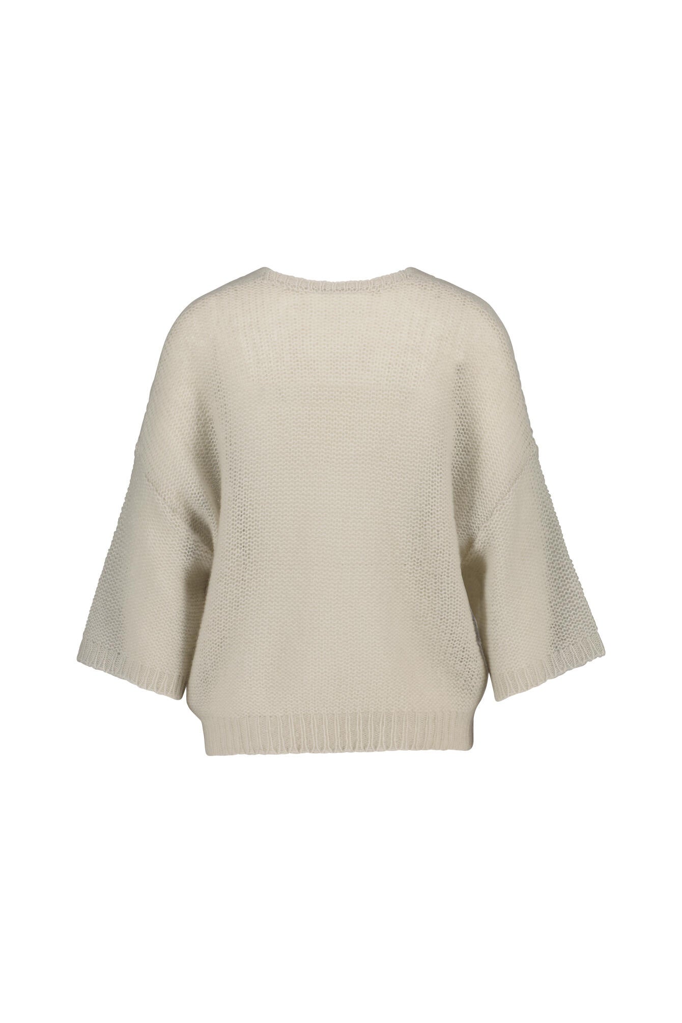 Strickjacke ALEGRA aus Kaschmir - Royal Silver - Grau