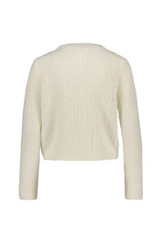 Strickcardigan aus Baumwolle - 1001 White - Creme