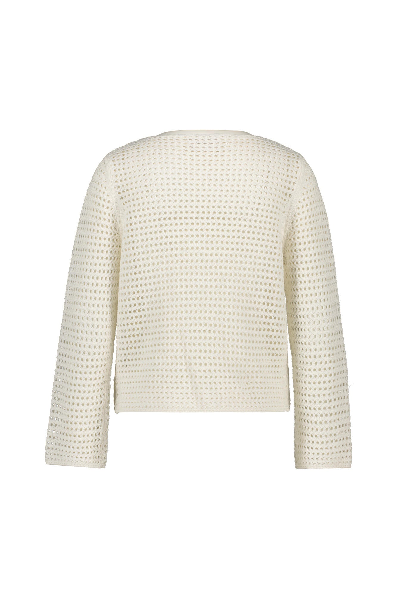 Strickpullover aus Baumwollmix - 1001 White - Creme