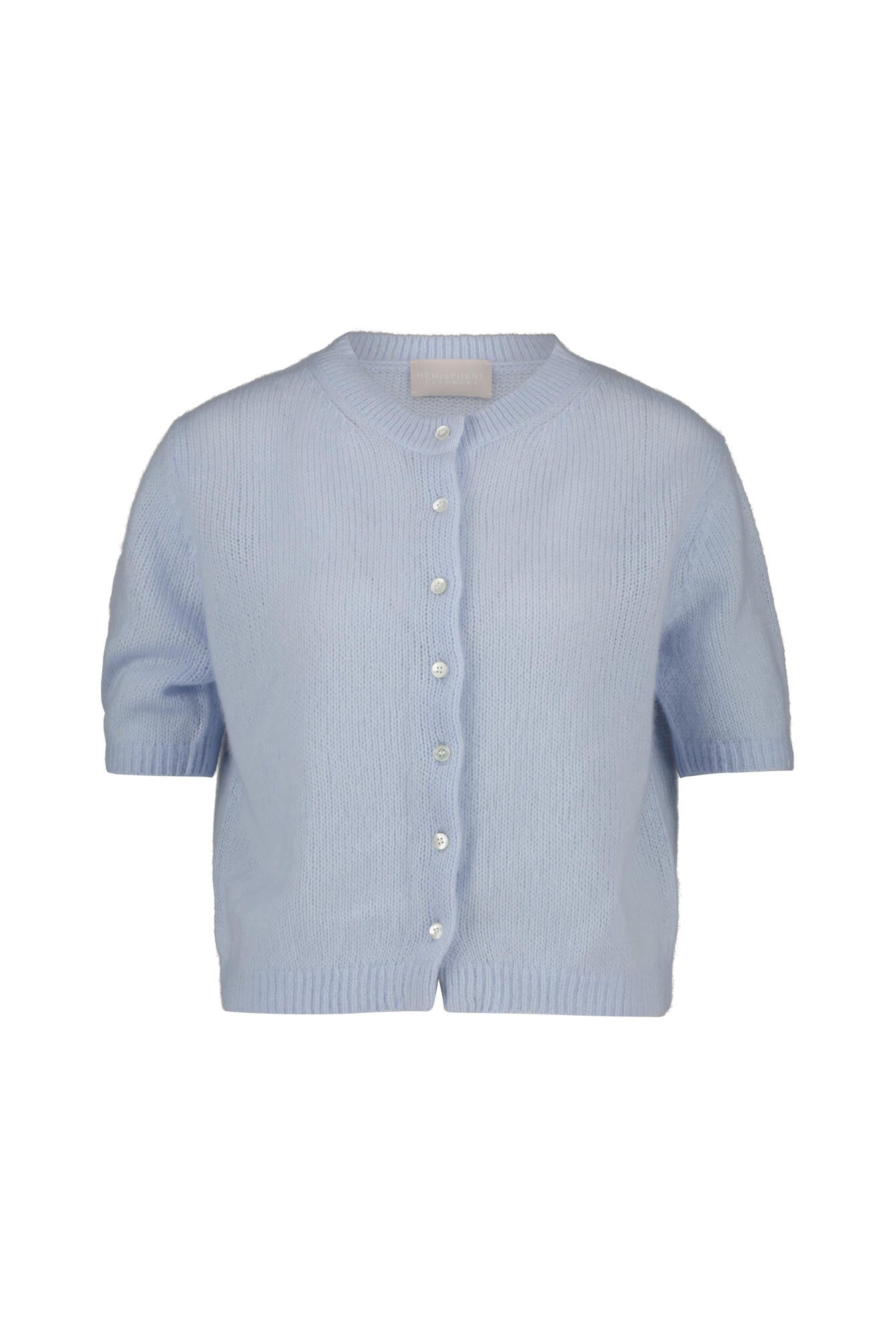 Strickcardigan aus Kaschmirmix - 5227 Fresh Blue - Blau