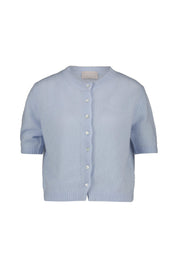 Strickcardigan aus Kaschmirmix - 5227 Fresh Blue - Blau