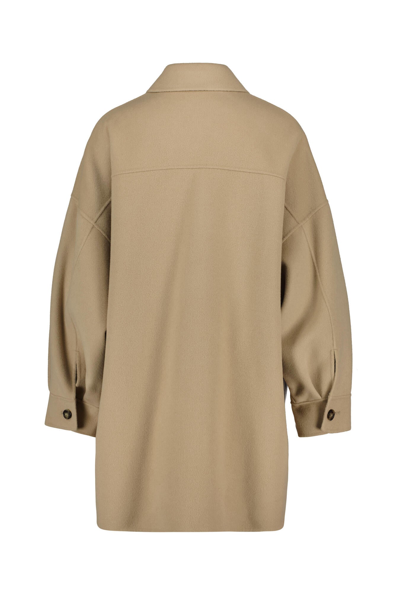 Mantel aus Wolle - 063 - Beige