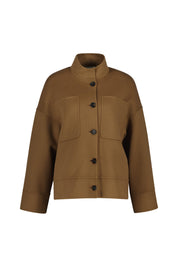 Übergangsjacke aus Schurwolle - 041 - Braun
