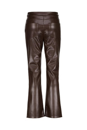 Hose aus Kunstleder - 004 - Braun