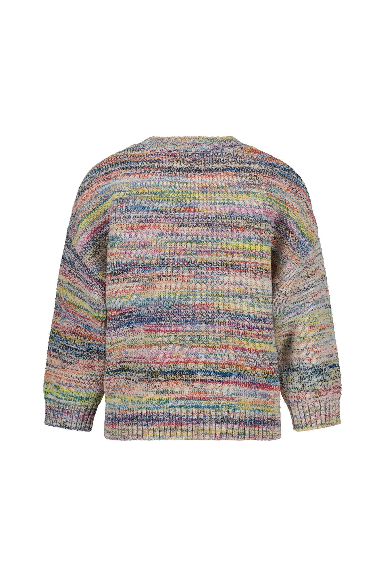 Strickpullover aus Baumwollmix - 150 AS SMS - Mehrfarbig