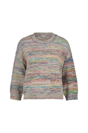 Strickpullover aus Baumwollmix - 150 AS SMS - Mehrfarbig