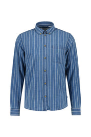 Hemd KASH aus Baumwolle - Denim Blue - Blau