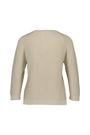 Strickpullover aus Baumwolle - 104 Sand - Beige