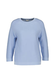 Strickpullover aus Baumwolle - 103 Bleu - Blau