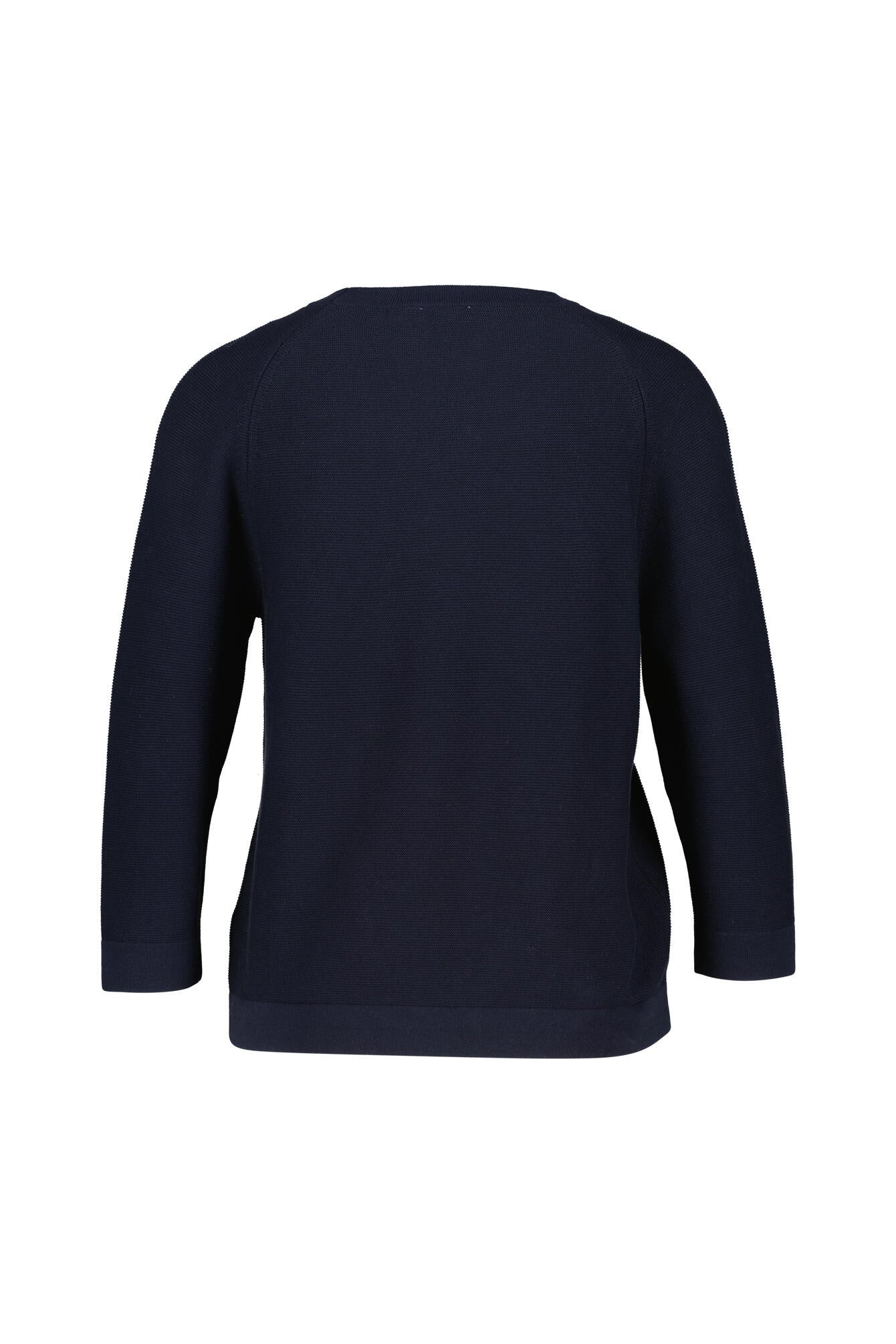 Strickpullover aus Baumwolle - 112 Navy - Blau