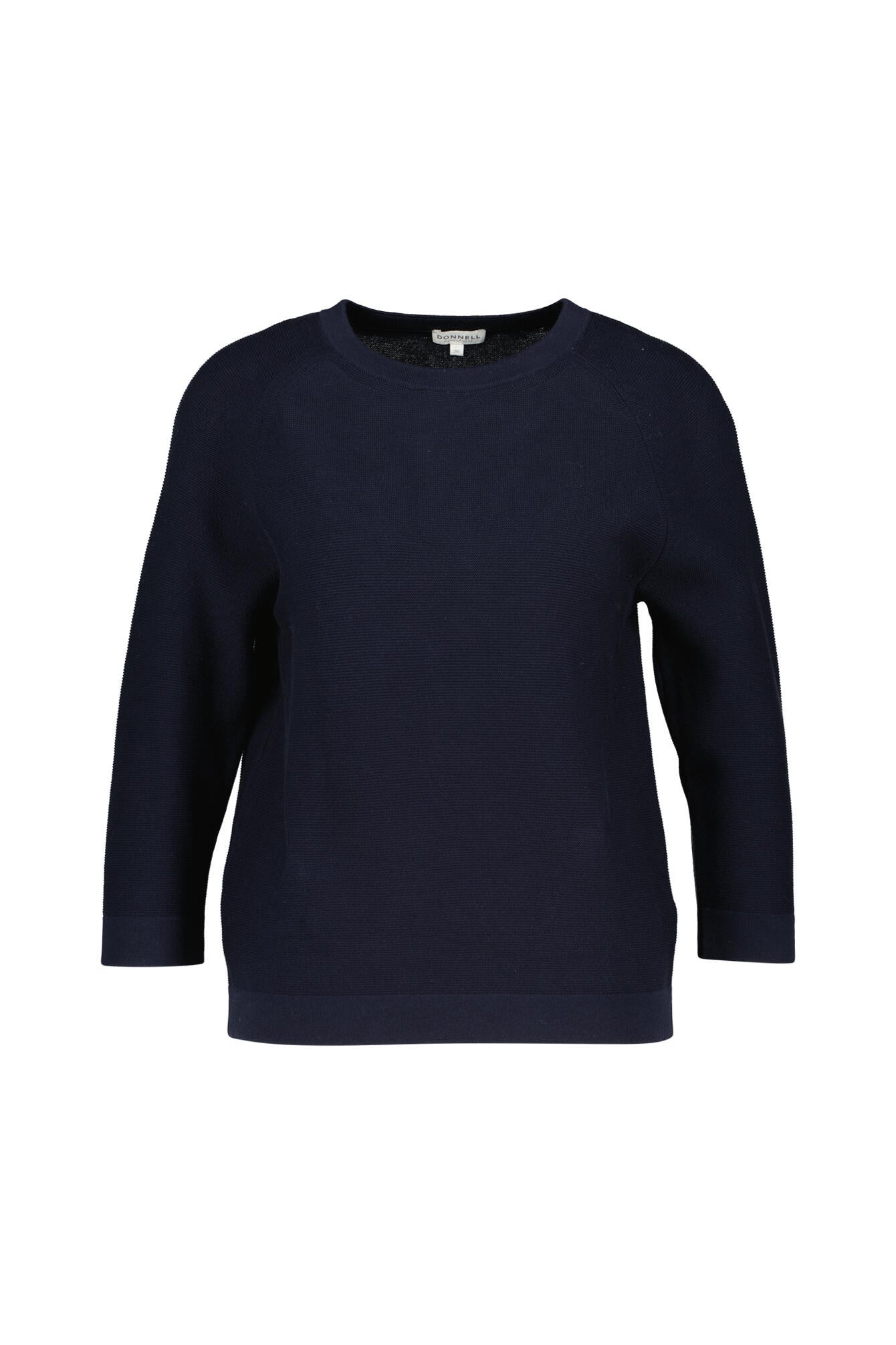 Strickpullover aus Baumwolle - 112 Navy - Blau