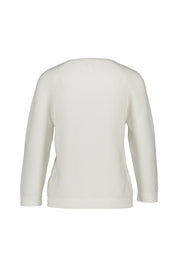 Strickpullover aus Baumwolle - 106 Offwhite - Weiß